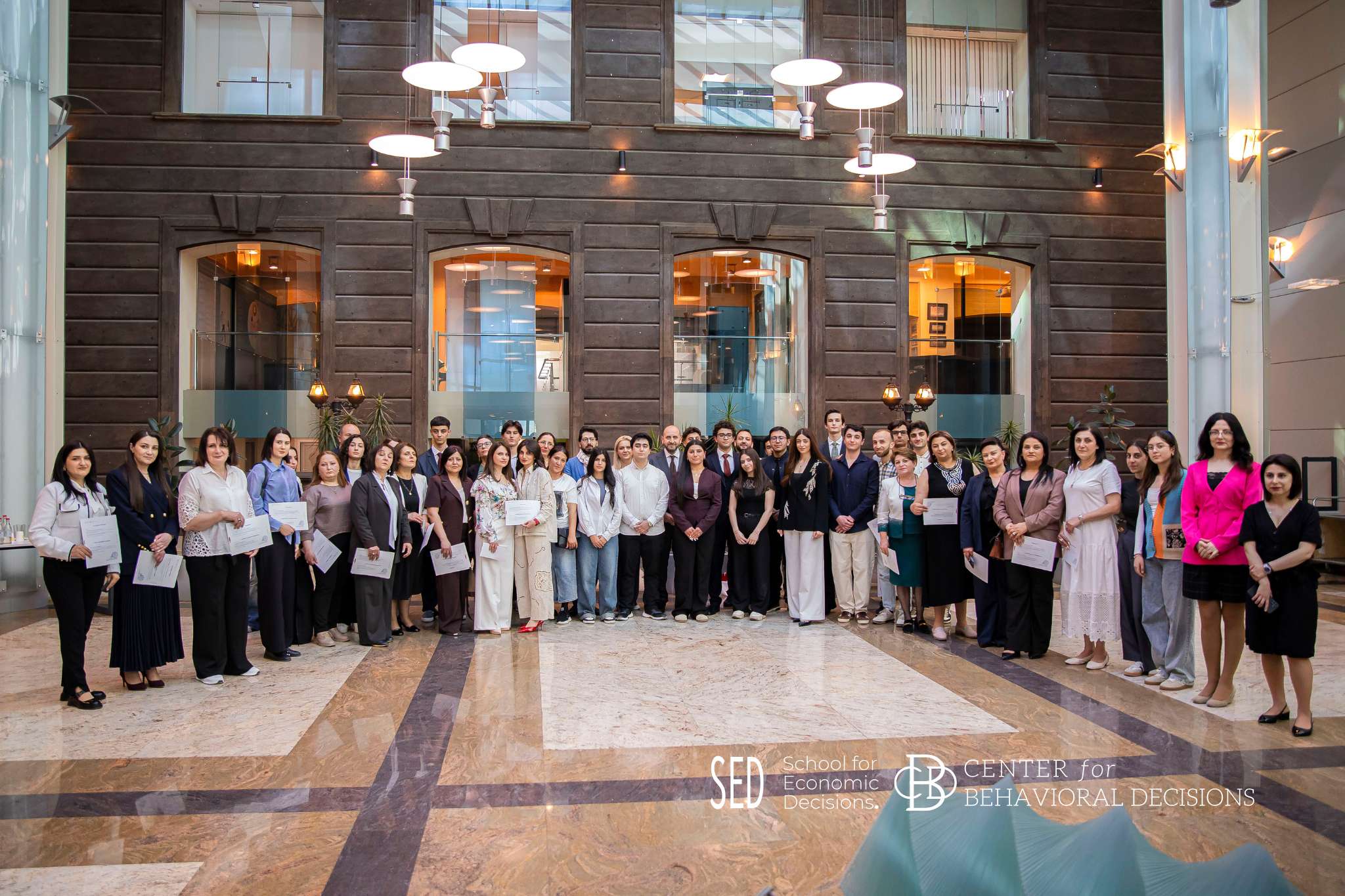 Armenia’s Tatevatsi Economics Olympiad group photo