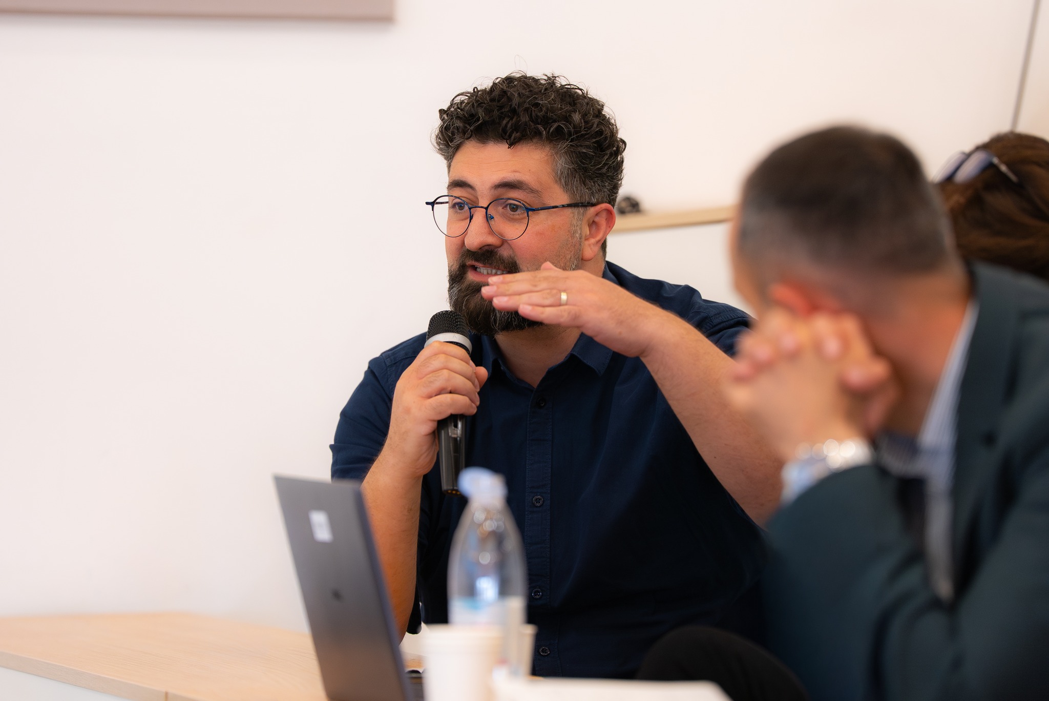 Male adult lead at the Policy making Challenge in Armenia