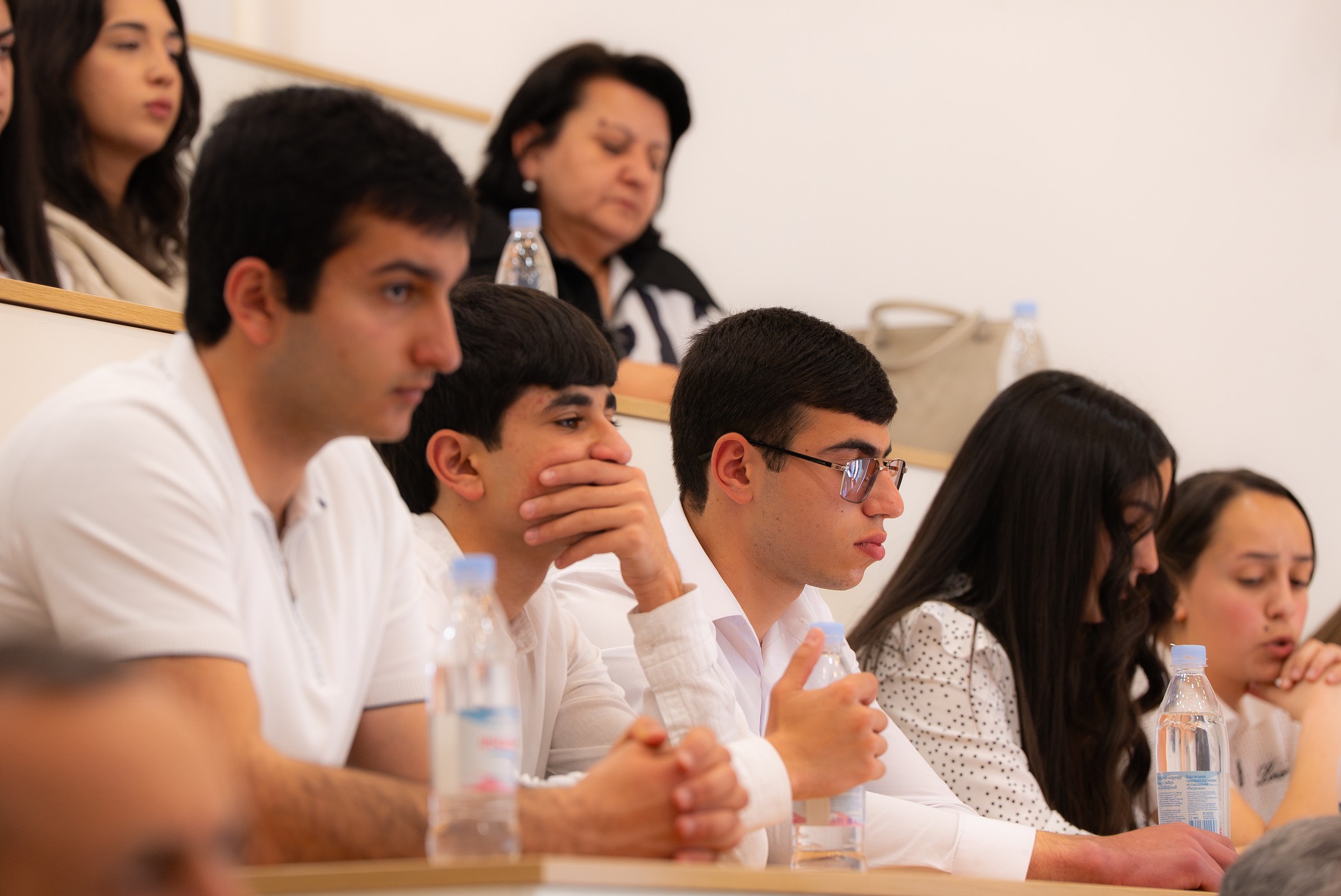 Male students at the Policy Making Challenge in Armenia