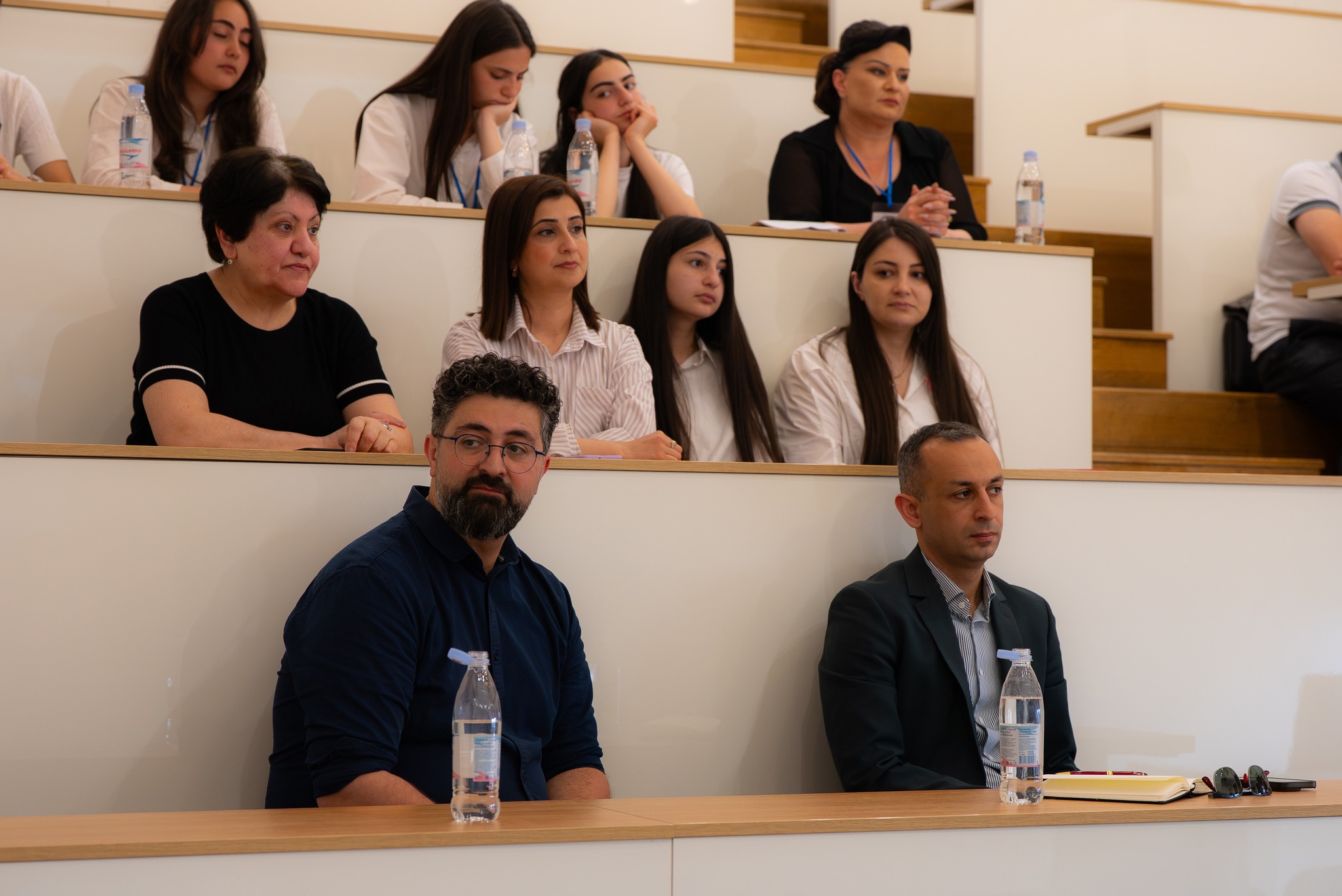 Mixture of adults and students at the Policy Making Challenge in Armenia