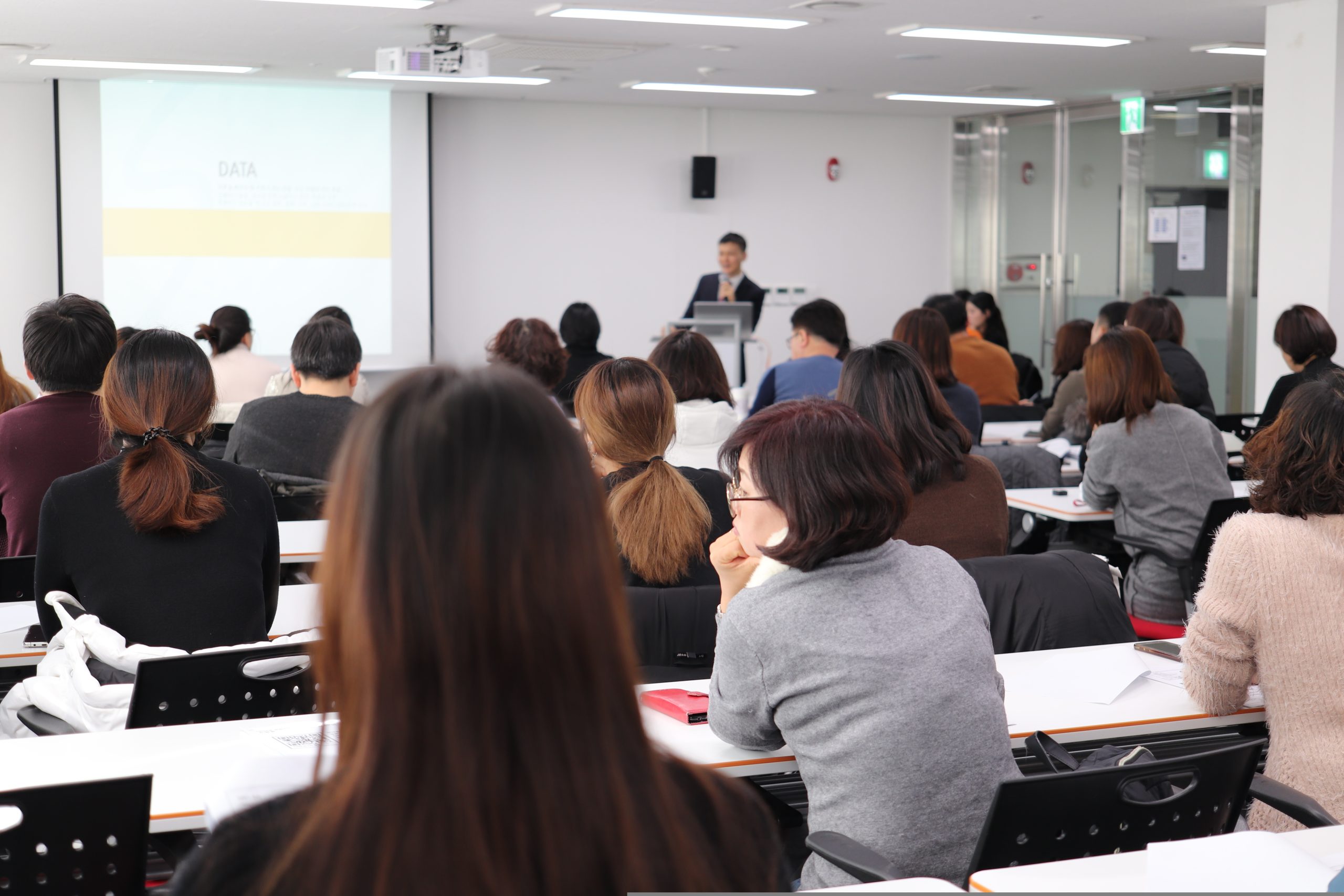 Students in a class