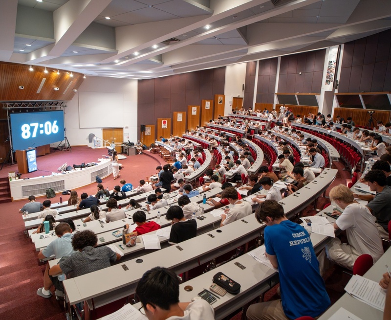 Students in exam hall